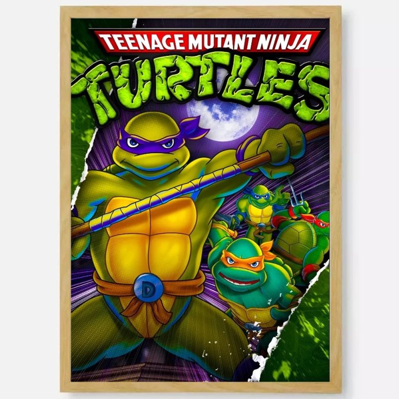 Affiche Donatello - Violet Créatif Univers TMNT