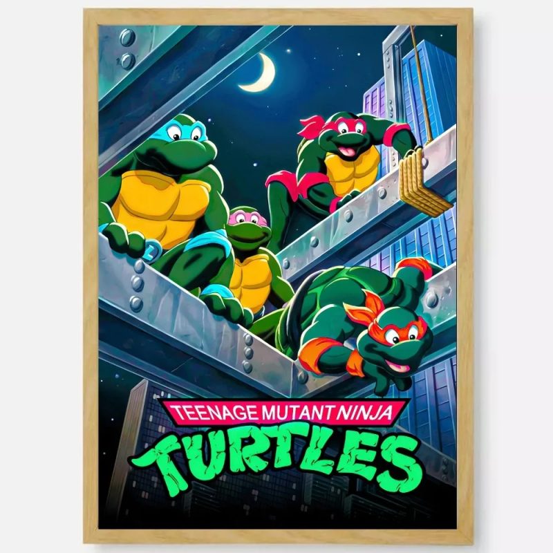Poster Geek TMNT - Design Moderne
