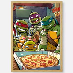Décoration Bureau Geek - Poster Tortue Ninja