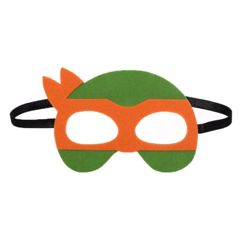 Masque Tortue Ninja Michelangelo Orange – Accessoire de Cosplay et Fête