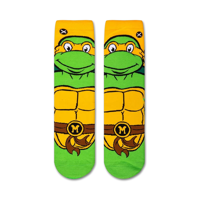 Chaussettes Tortue Ninja Michelangelo - Confort et Style pour Fans – Image 2