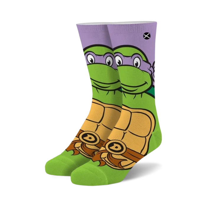 Chaussettes Tortue Ninja Donatello - Confort et Style pour Fans
