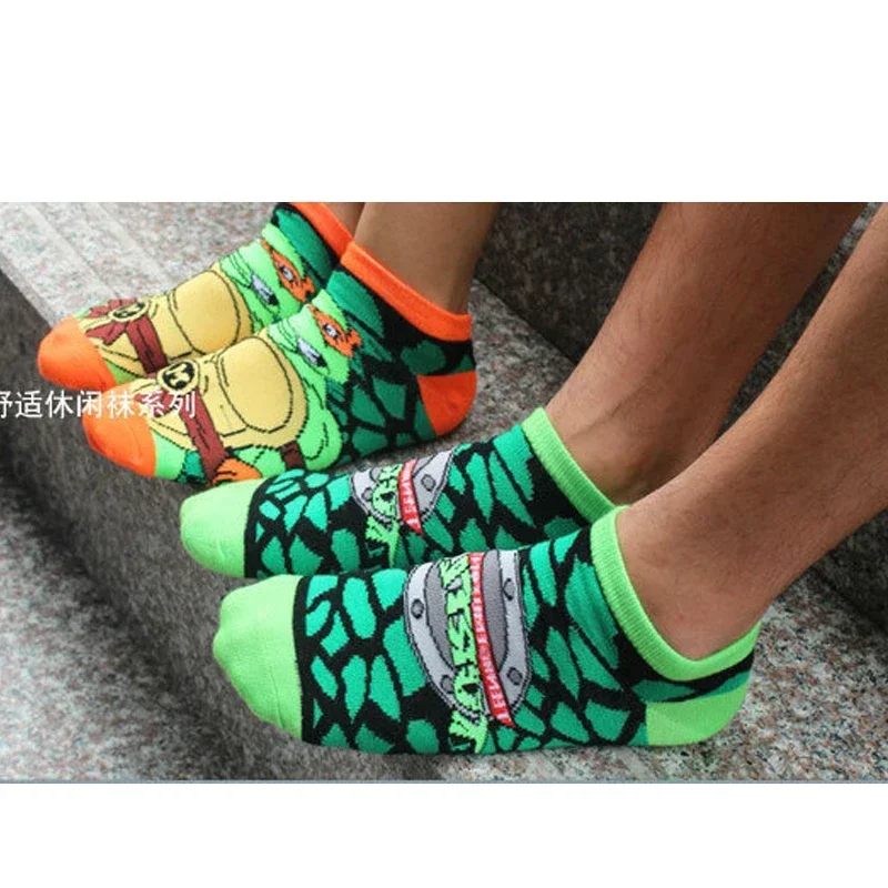 Teenage Mutant Ninja Turtles TMNT Socks Cartoon Women Men